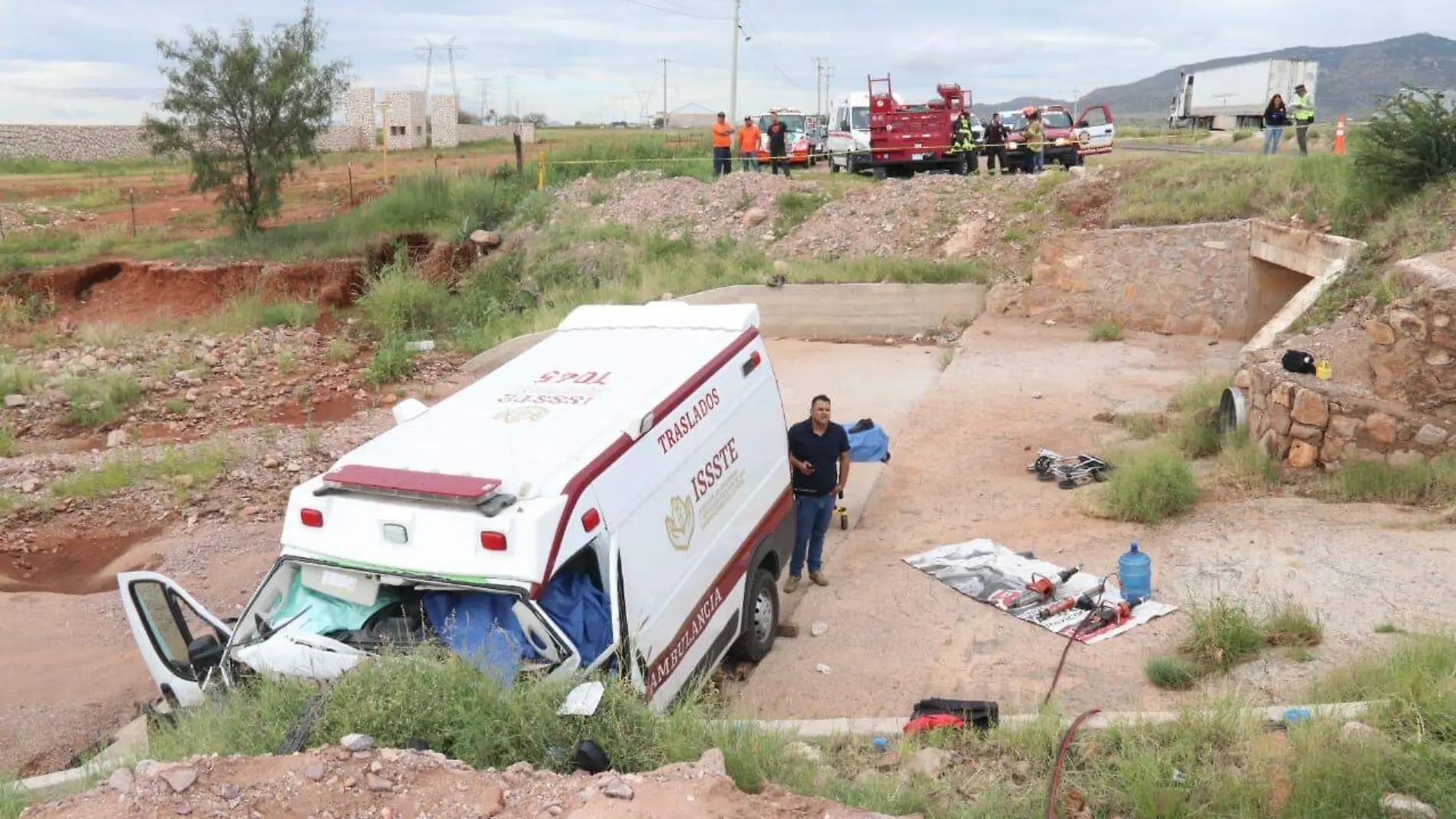 accidente ambulancia